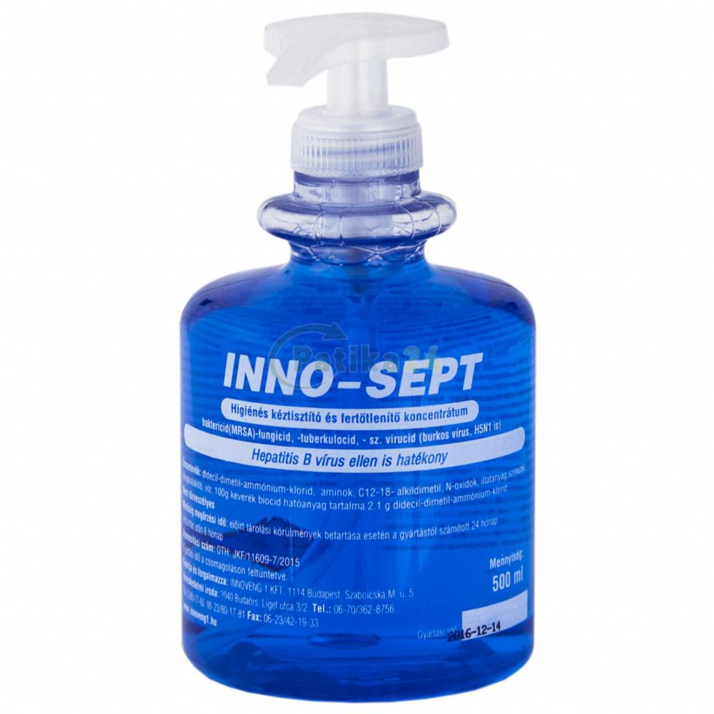 Pumpás Kéztisztító és Fertőtlenítő / INNO-SEPT (500ml)
