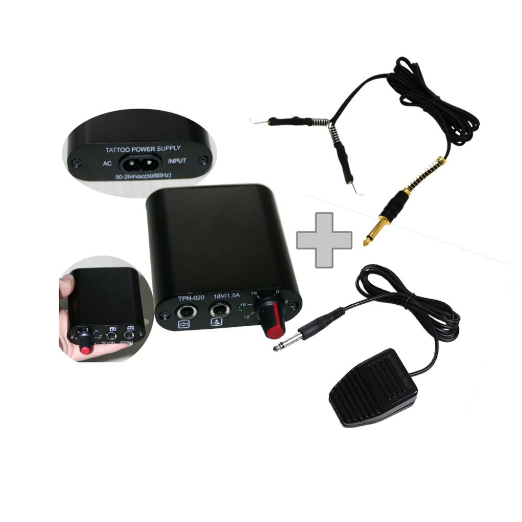 Mini Tápegység Szett + Dragonhawk Pedál és Clipcord kábel