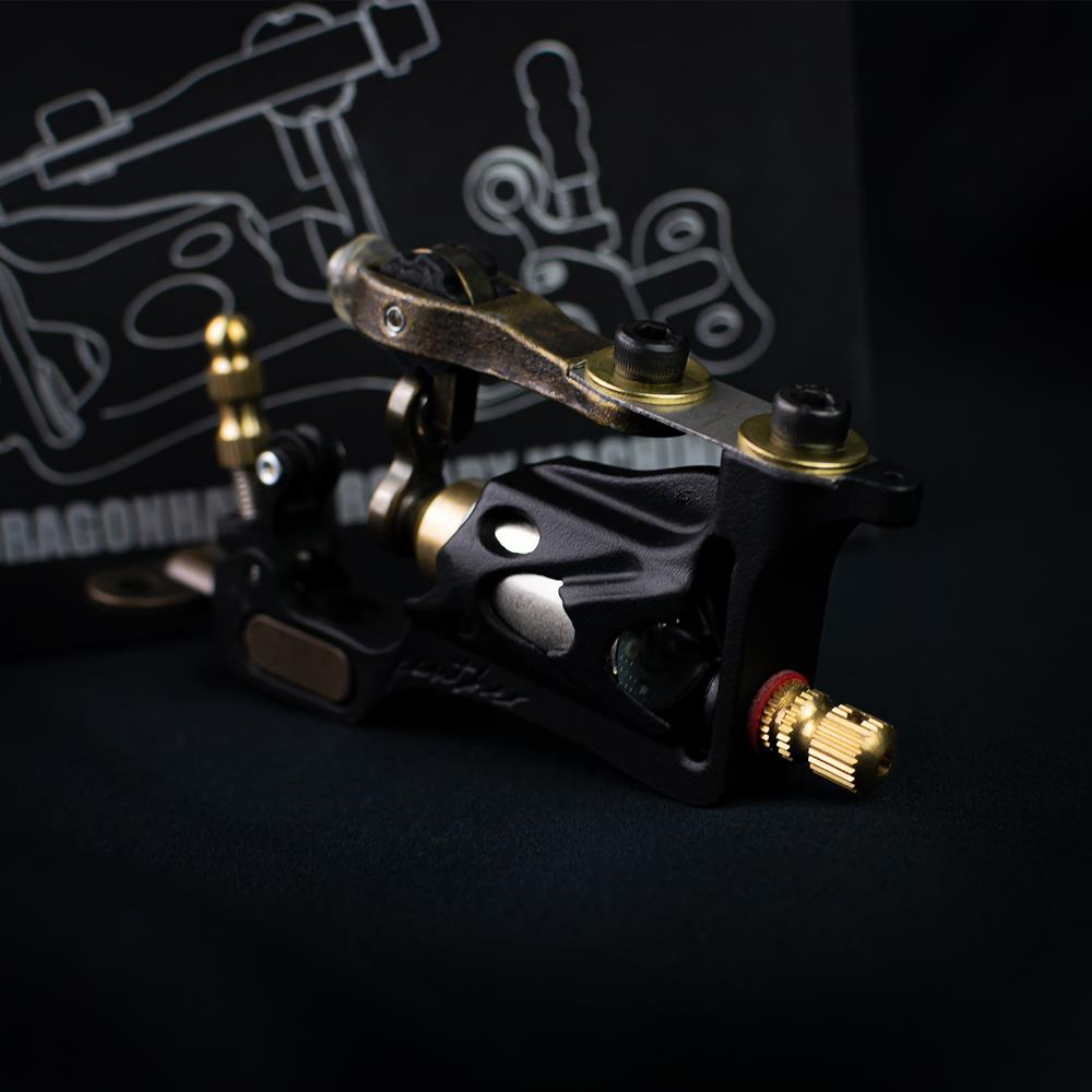 Fekete Forgómotoros Tetoválógép - Panther