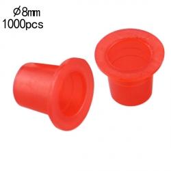 50db Piros színű Tintatartó kupak (8mm)