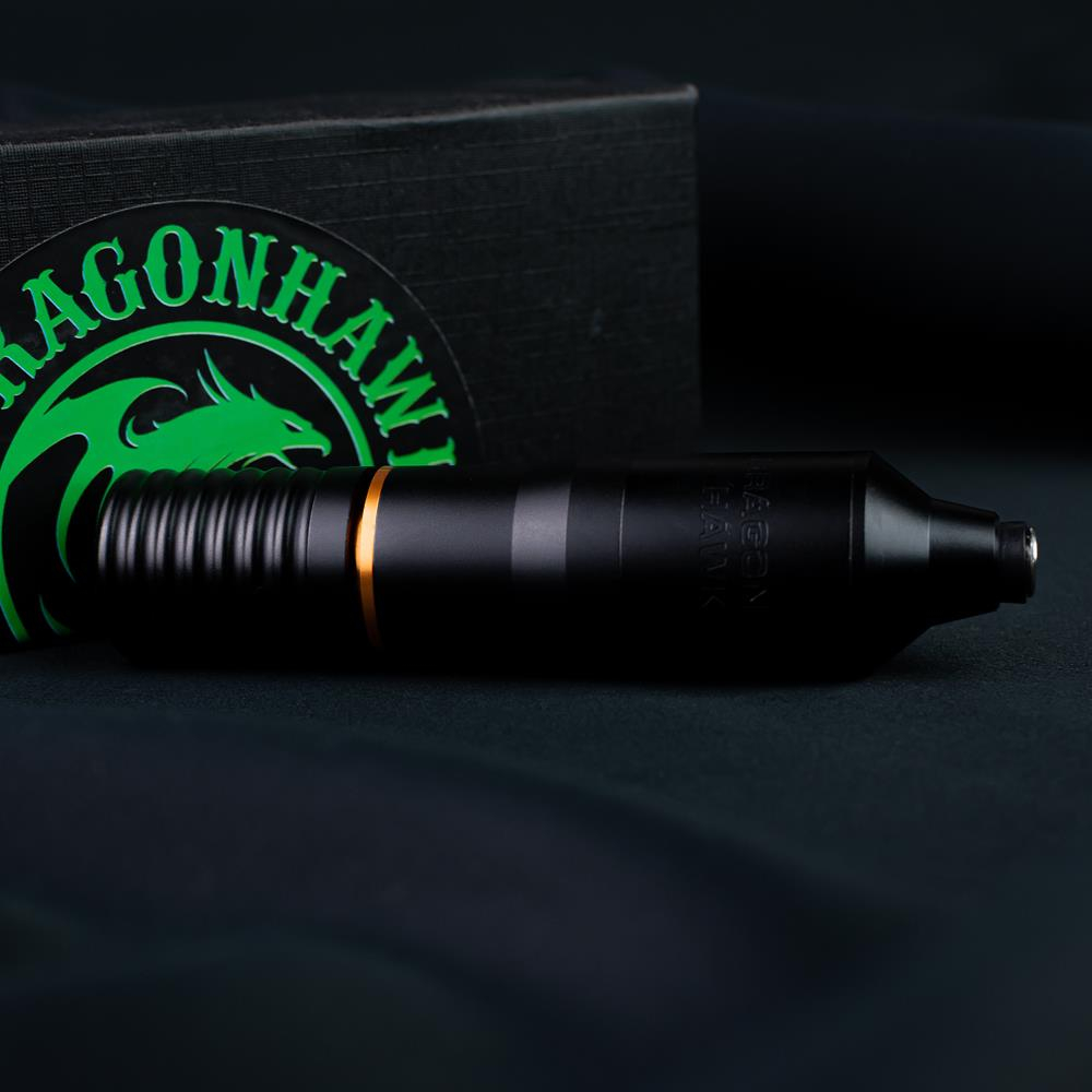 Fekete Tetováló Toll + Ajándék DC kábel - Dragonhawk J2