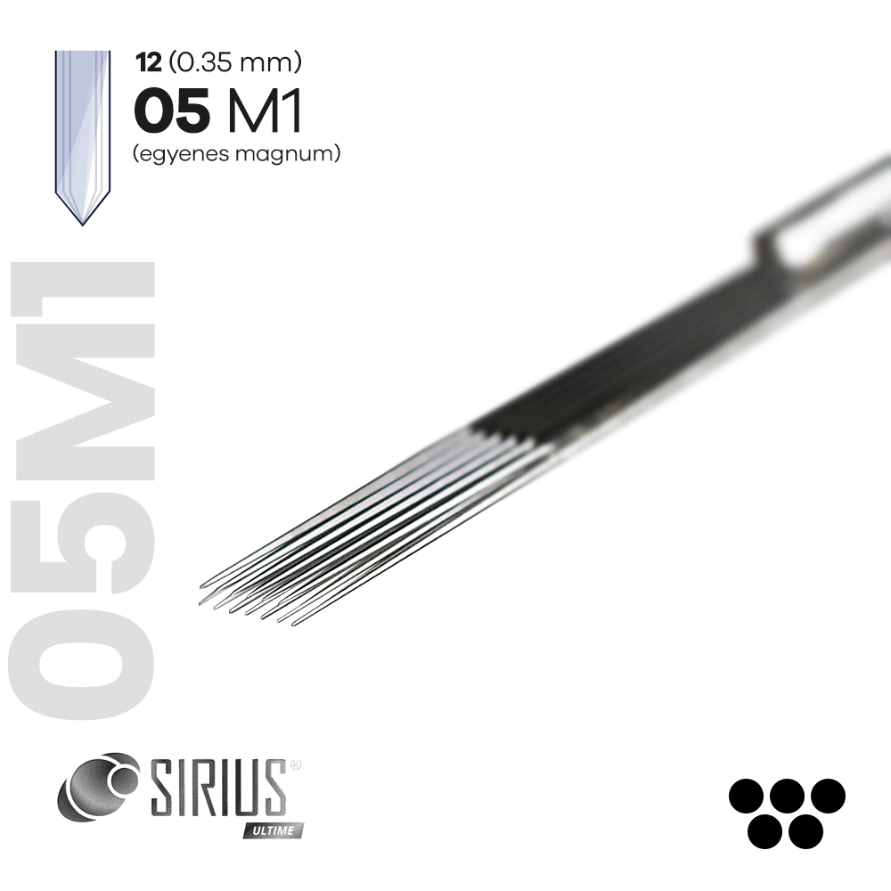 05M1 (5db) Magnum Tetoválótű - SIRIUS ULTIME
