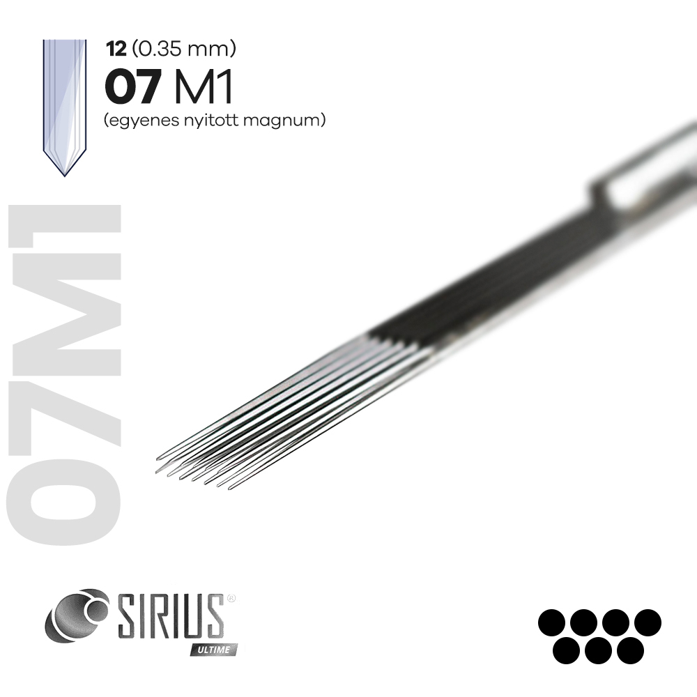 07M1 (5db) Magnum Tetoválótű - SIRIUS ULTIME