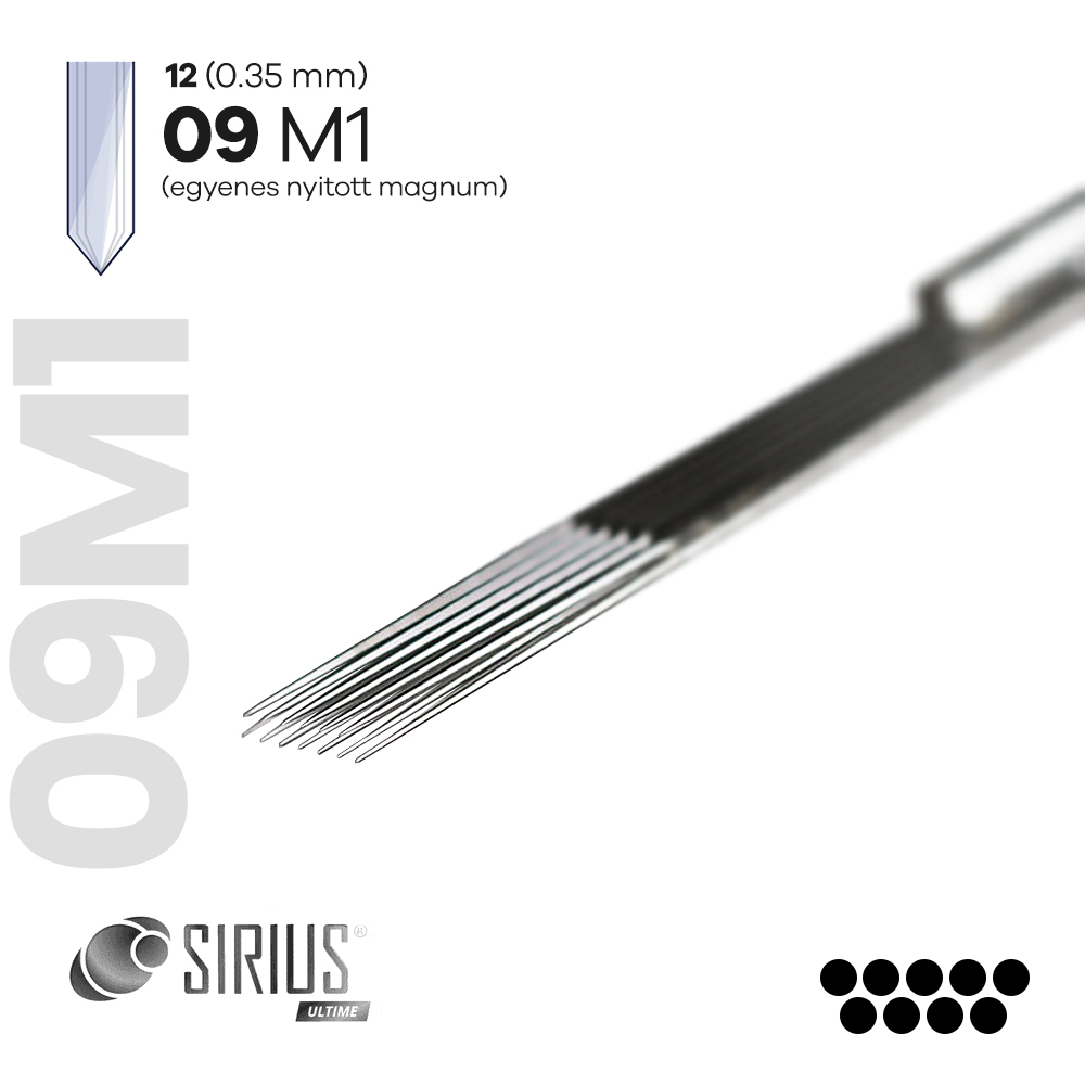 09M1 (5db) Magnum Tetoválótű - SIRIUS ULTIME