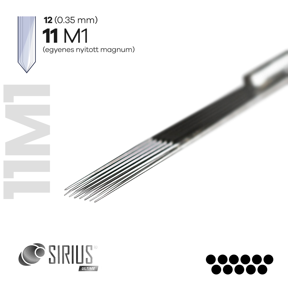11M1 (5db) Magnum Tetoválótű - SIRIUS ULTIME