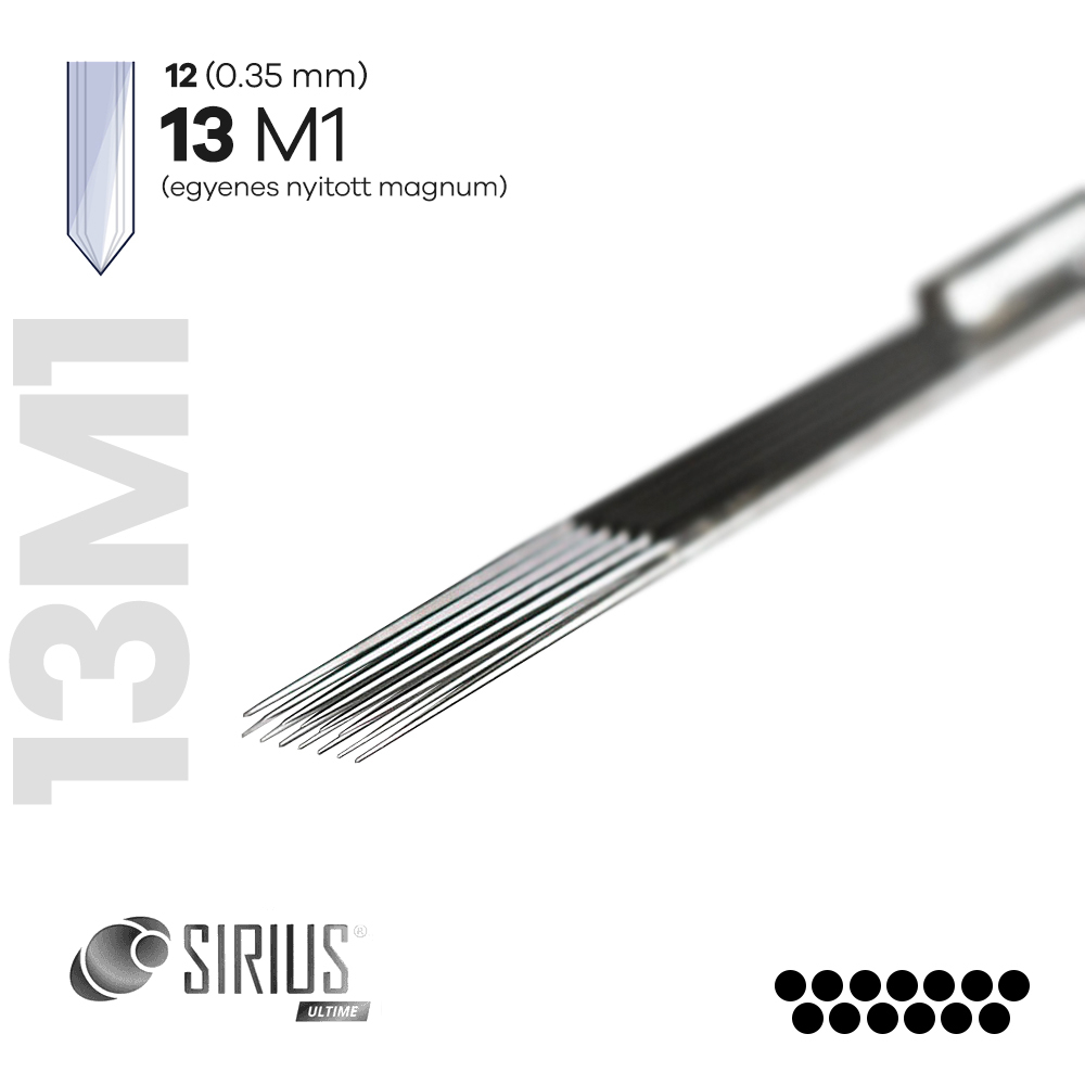 13M1 (5db) Magnum Tetoválótű - SIRIUS ULTIME