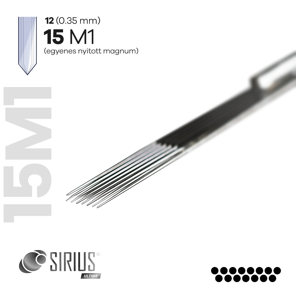 15M1 (5db) Magnum Tetoválótű - SIRIUS ULTIME