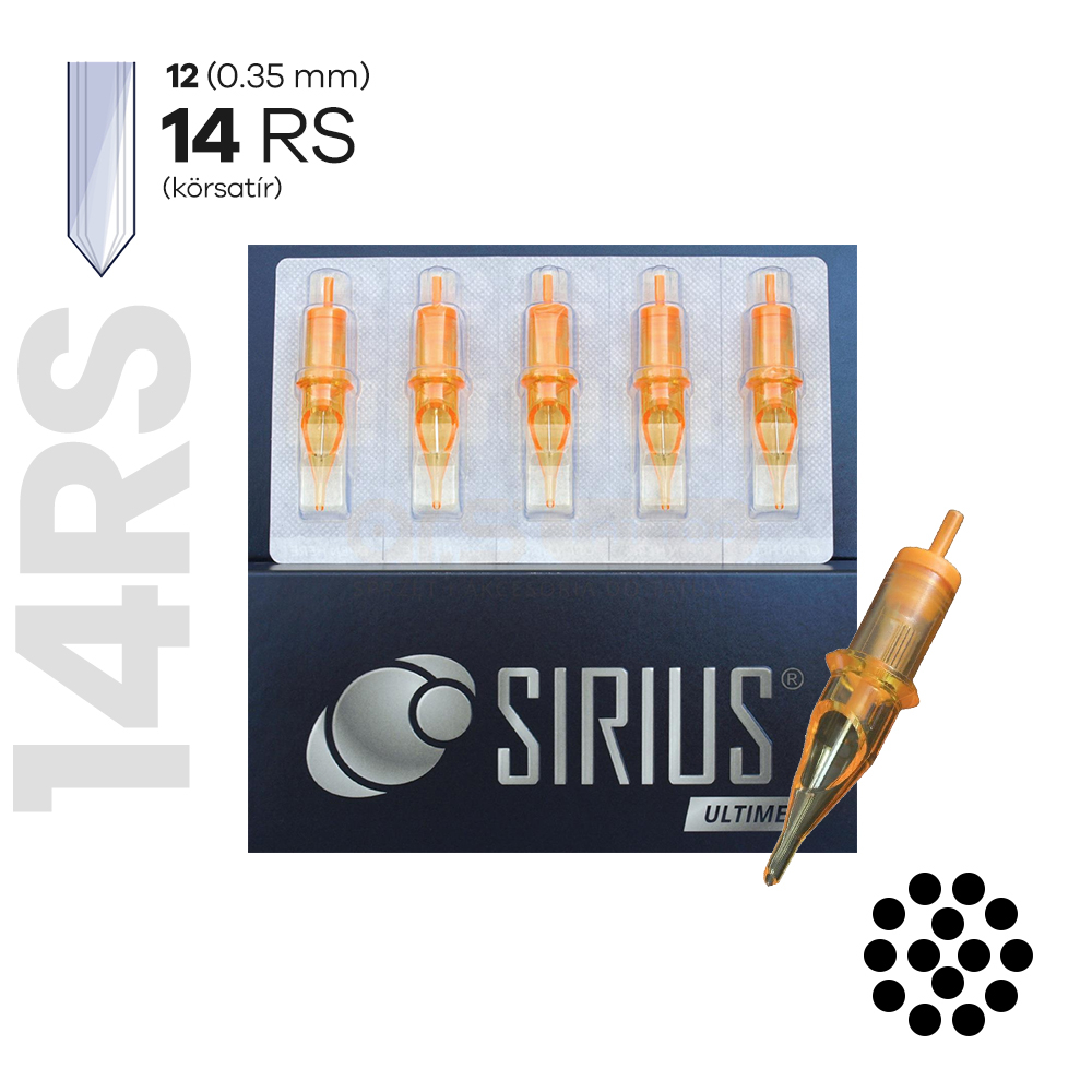 1214RS (20db) 0.35mm-es Körsatír Tűmodul - SIRIUS ULTIME