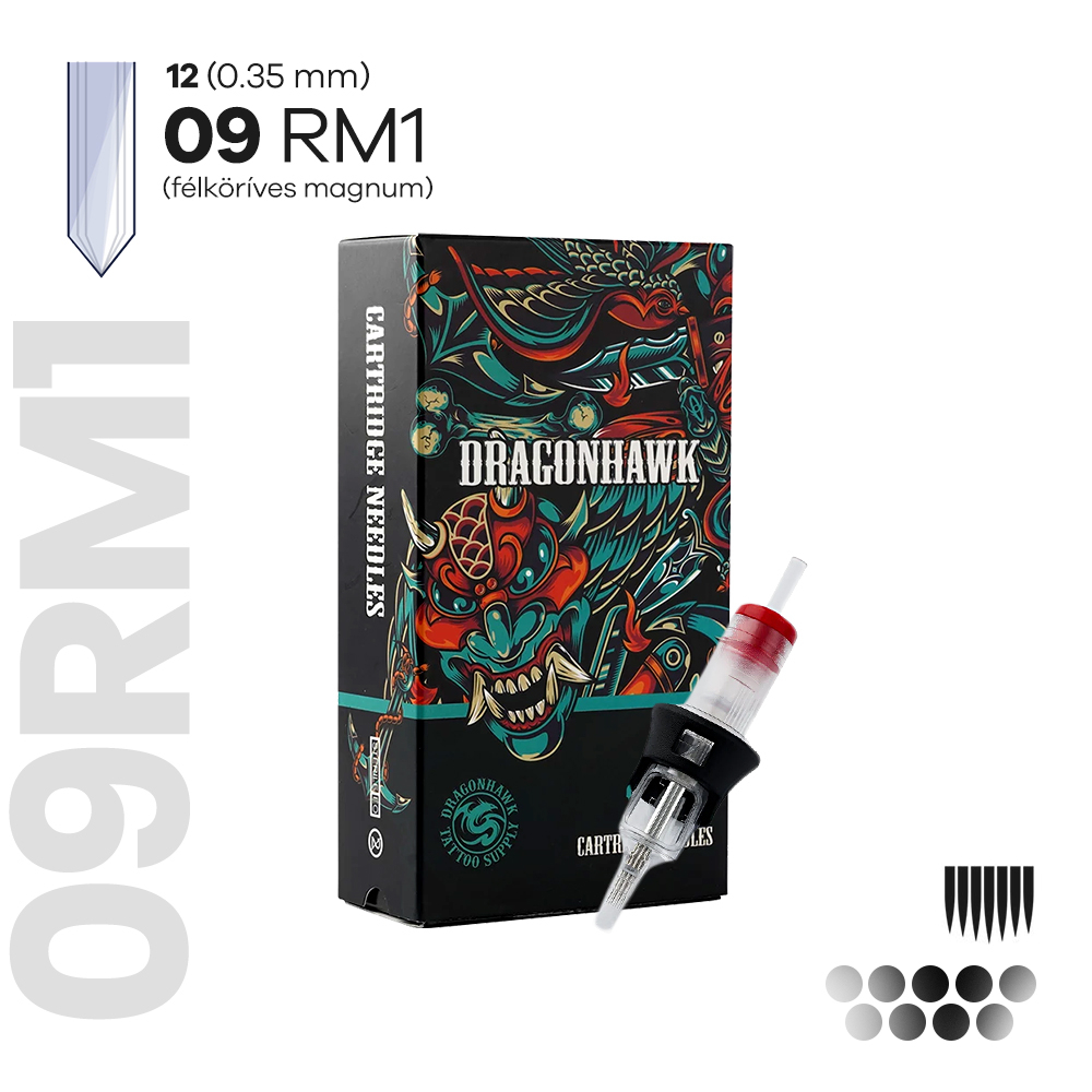 09RM1 (20db) Félköríves Magnum Tűmodul - DRAGONHAWK