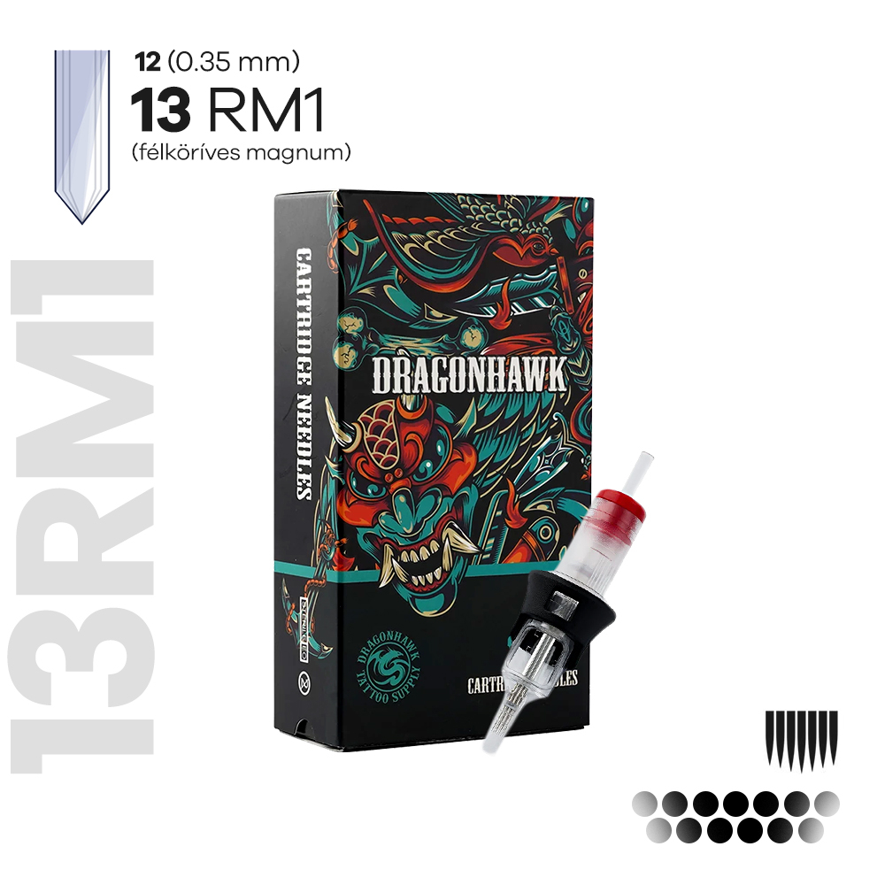 13RM1 (20db) Félköríves Magnum Tűmodul - DRAGONHAWK