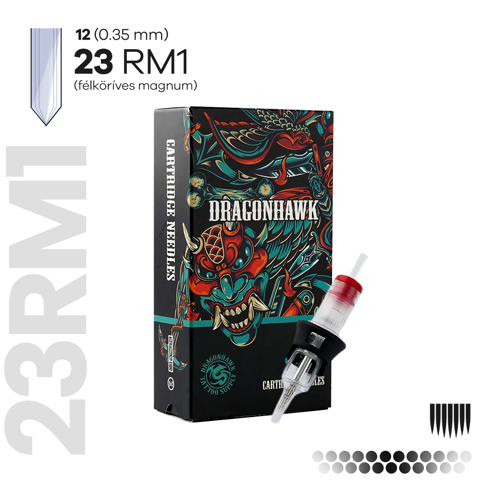 23RM1 (20db) Félköríves Magnum Tűmodul - DRAGONHAWK