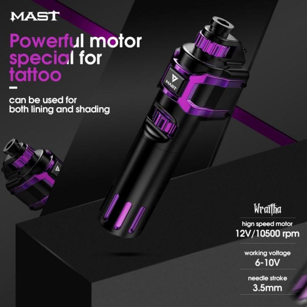 Forgómotoros Díszdobozos Toll Tetoválógép - Mast Wraith