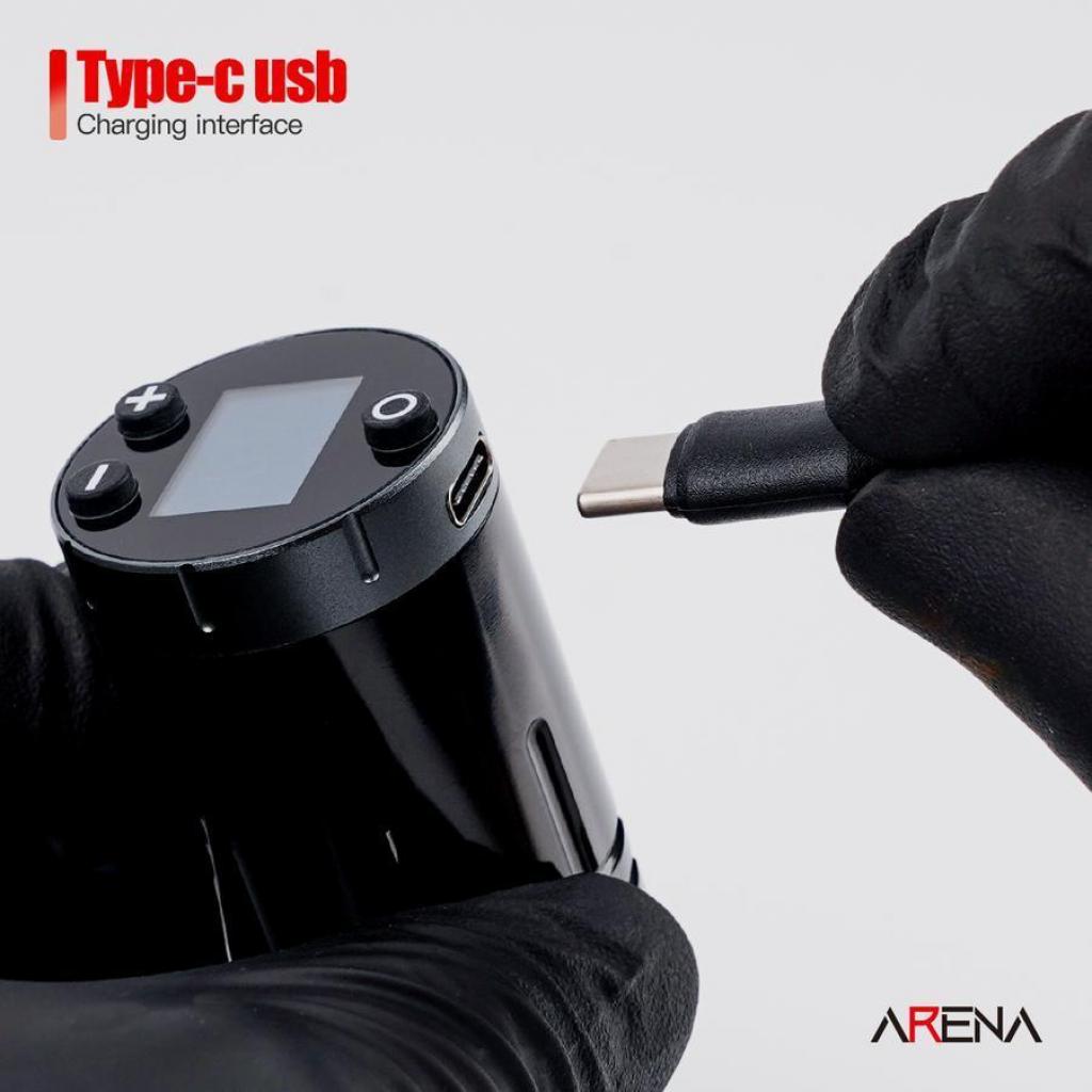Tetováló Tollgép forgómotorral + Arena Vezeték nélküli akkumlátorral - Mast Tour Pro