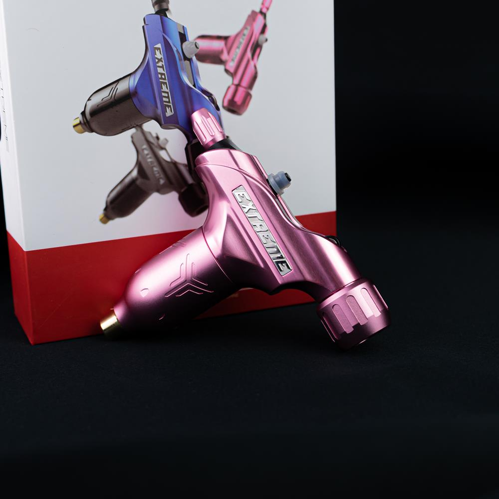 RCA csatlakozású Forgómotoros Tetoválógép (Pink) - Dragonhawk EX-S Extreme