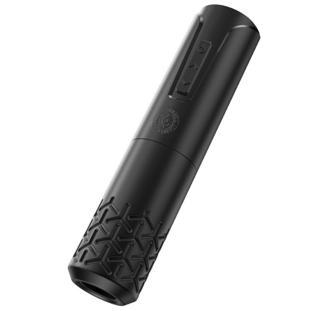 Fekete színű Armor Vezeték nélküli akkumlátoros Tetováló Toll (LCD kijelzős) - Dragonhawk