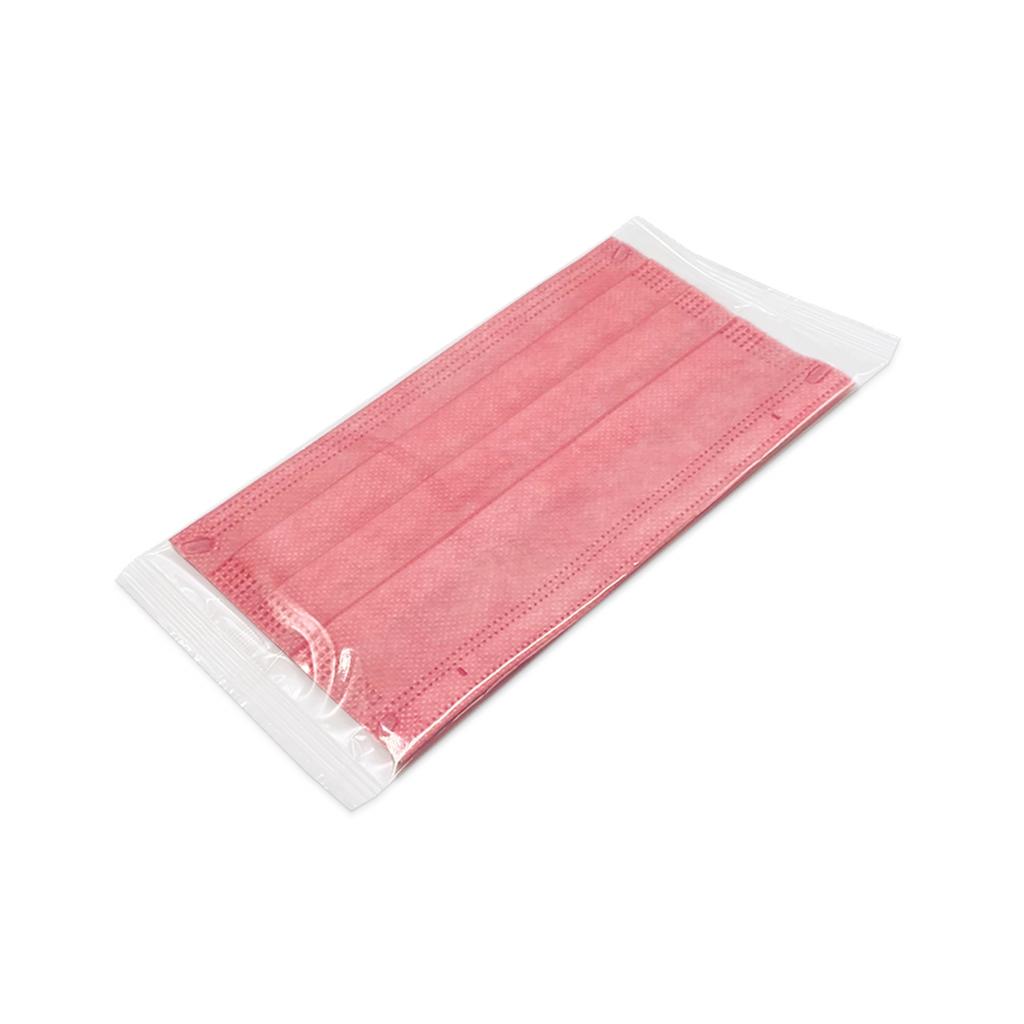 1 db Rózsaszín egyesével csomagolt szájmaszk (3 rétegű sebészeti type IIR Arcmaszk)