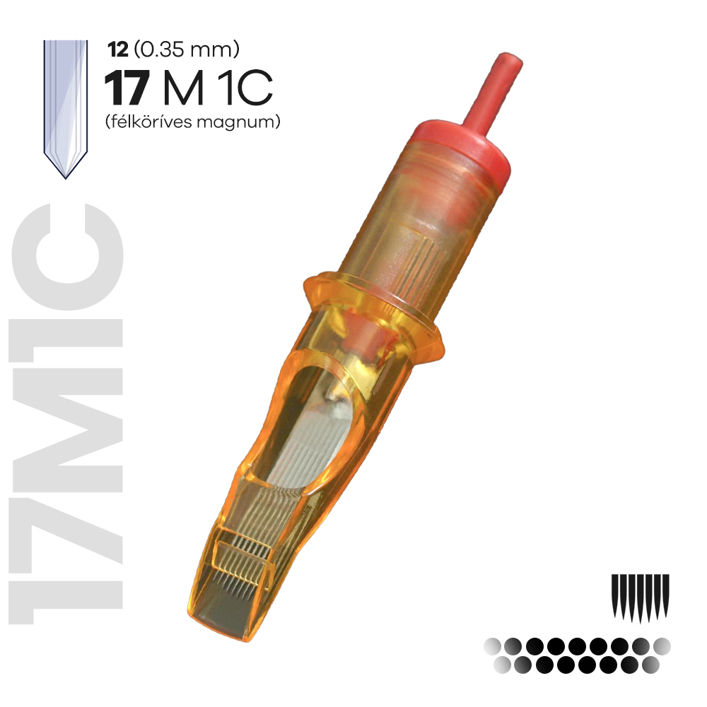 1217M1C 0.35mm-es Félköríves Magnum Tűmodul (5db) - Sirius Ultime