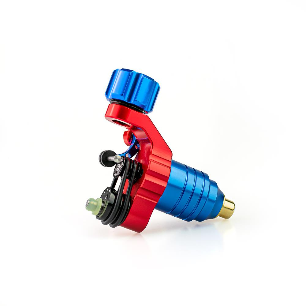 Forgómotoros Tetoválógép kék-piros színben - Dragonhawk Slip