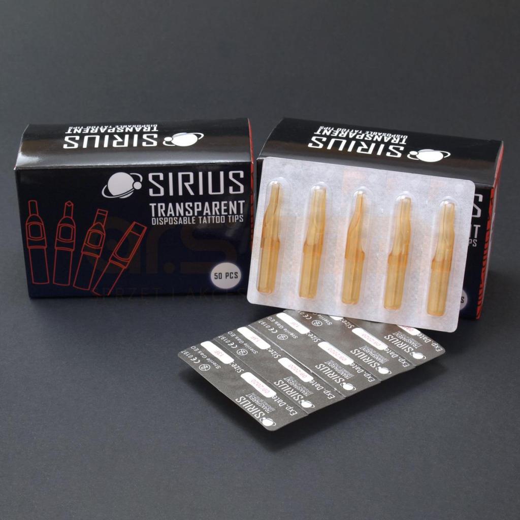 11FT 5db-os Eldobható Steril Műanyag Csőr (Narancssárga) - SIRIUS