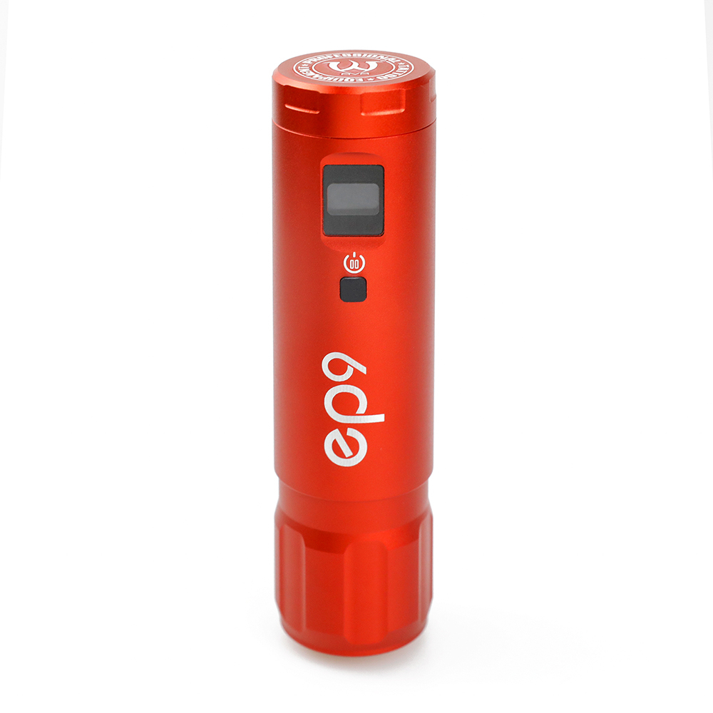 AVA GT EP9 Vezeték nélküli akkumulátoros Pen Tetoválógép (Piros) - 4,2mm