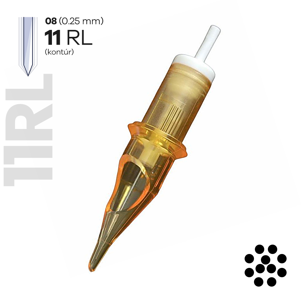 0811RL (5db) 0.25mm-es Kontúr Tetováló Tűmodul - SIRIUS ULTIME