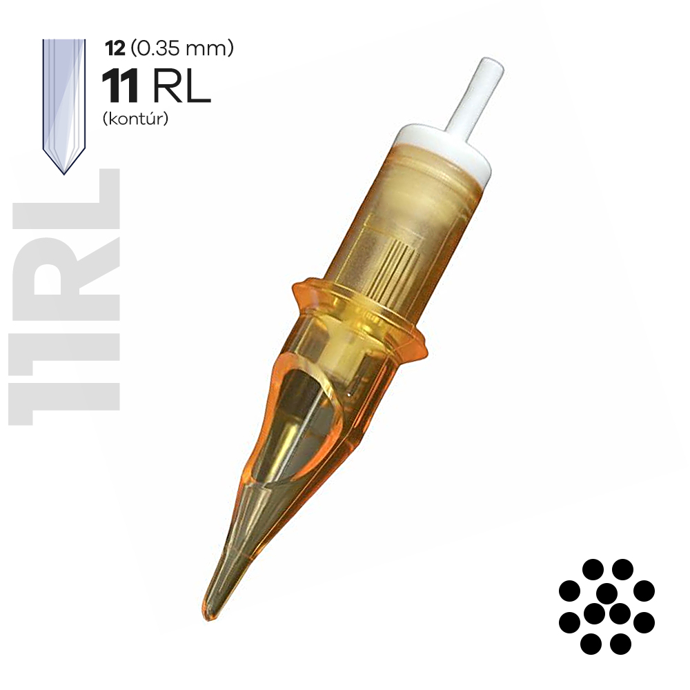 1211RL (5db) 0.35mm-es Kontúr Tetováló Tűmodul - SIRIUS ULTIME