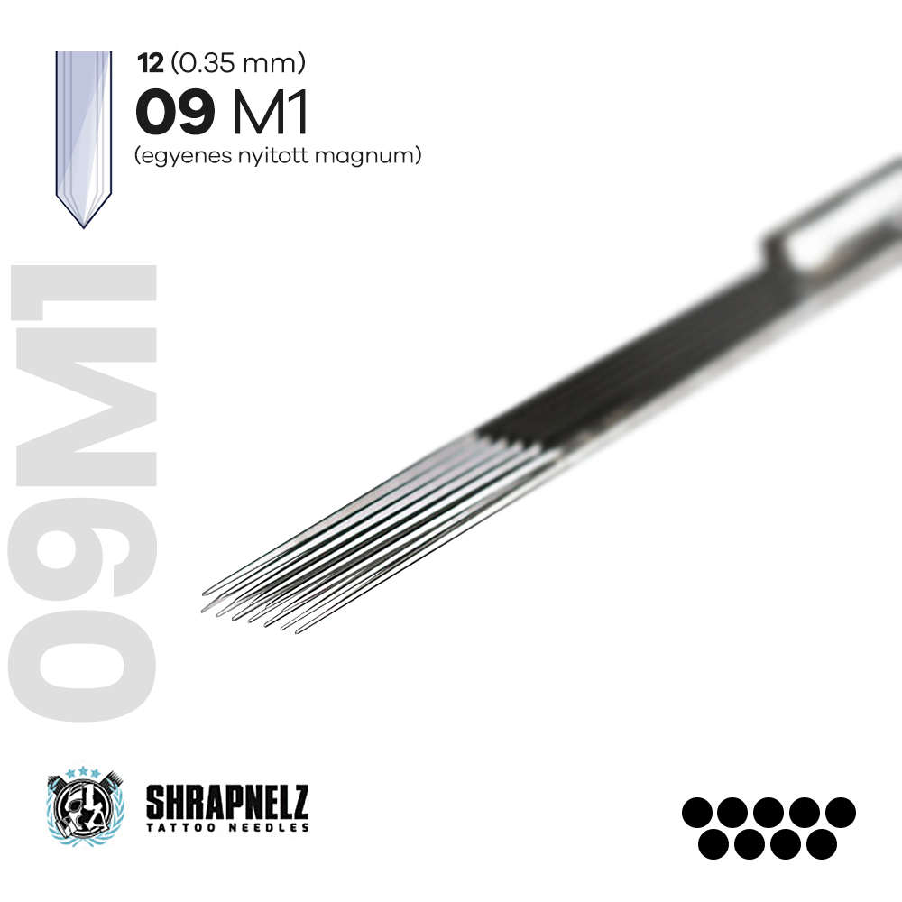 09M Magnum Tetoválótű (5db) - Shrapnelz