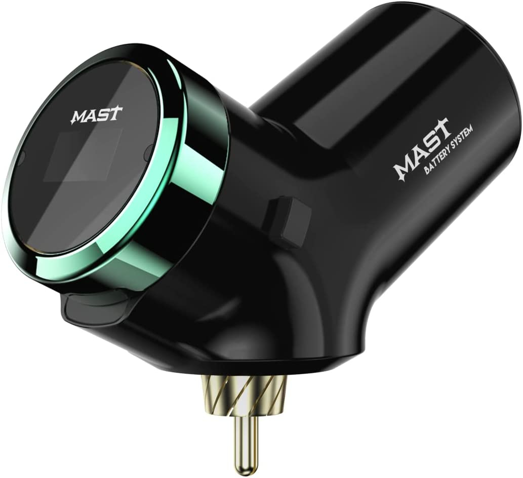 Vezeték nélküli MAST T3 külső akkumulátor RCA csatlakozással (Fekete) - 1700mAh