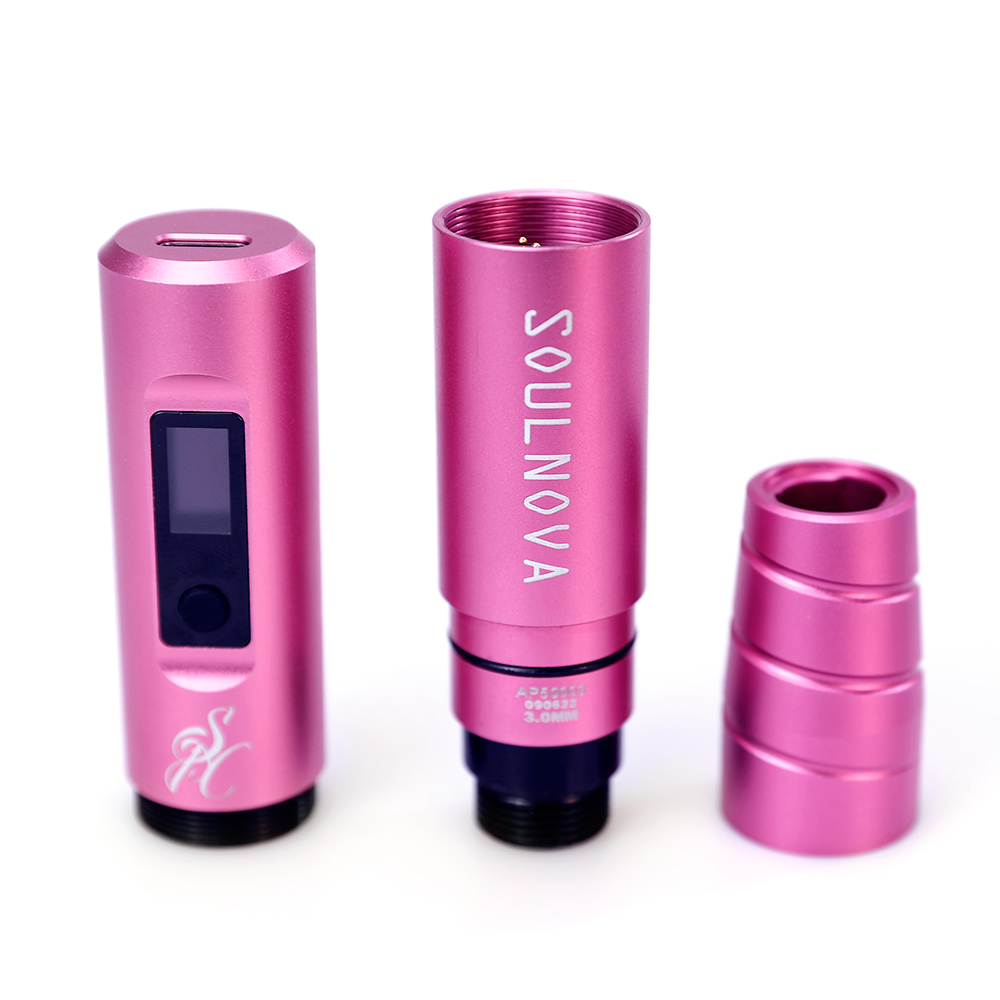 AVA Soulnova E3 mini vezeték nélküli sminktetováló pen (Rózsaszín)