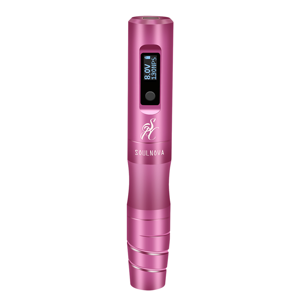 AVA Soulnova E2 mini vezeték nélküli sminktetováló pen (Rózsaszín)