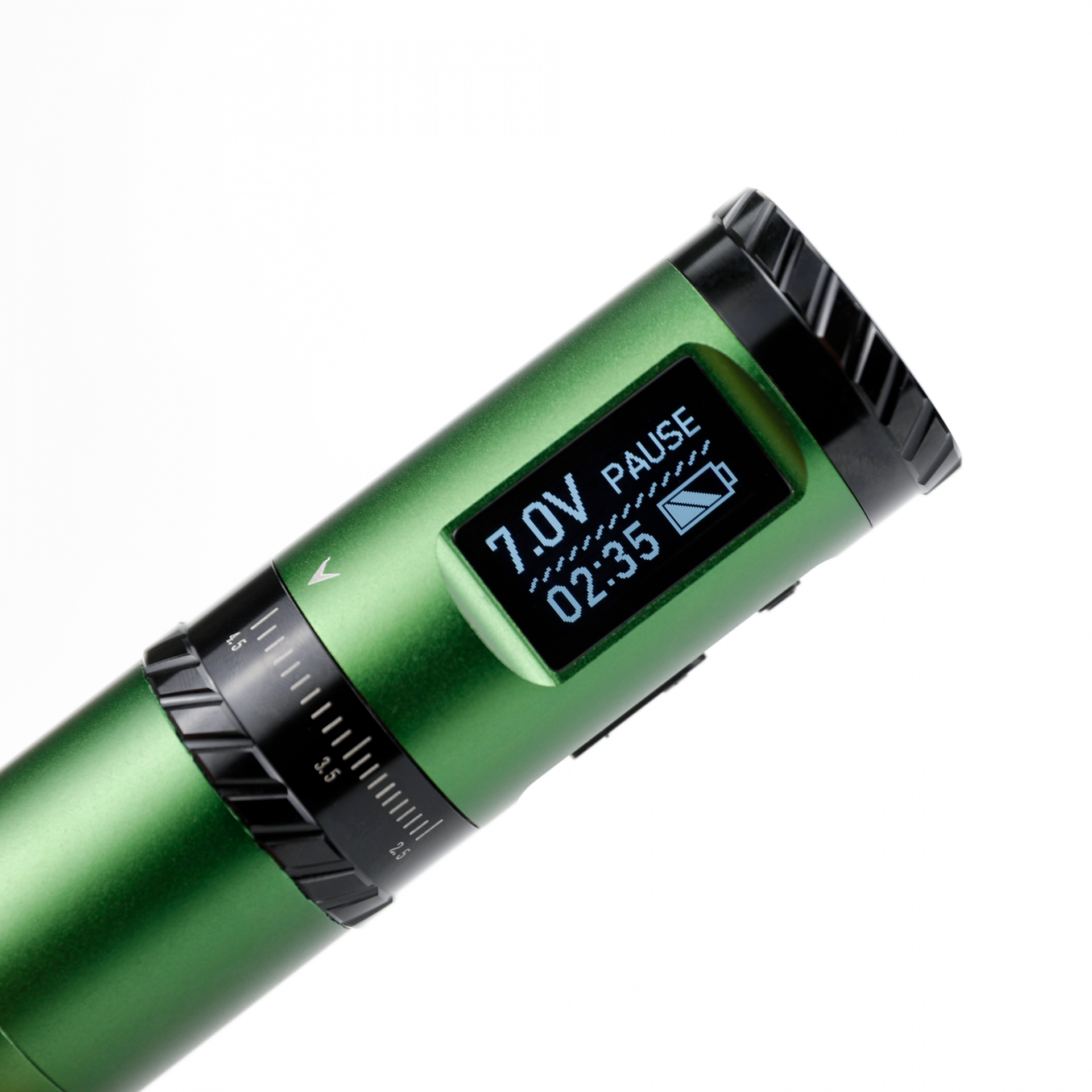 AVA GT EP10 Vezeték nélküli akkumulátoros Pen Tetoválógép (Zöld) - 4,5mm